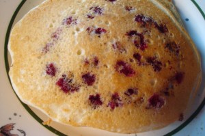 Huckleberry Pancakes. 
